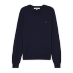 Maison Kitsune Men Tonal Fox Head Patch Regular Jumper - Ink Blue