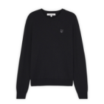 Maison Kitsune Men Tonal Fox Head Patch Regular Jumper - Black