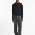 Maison Kitsune Men Tonal Fox Head Patch Regular Jumper - Black