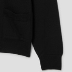 Maison Kitsune Men Tonal Fox Head Patch Regular Cardigan - Black