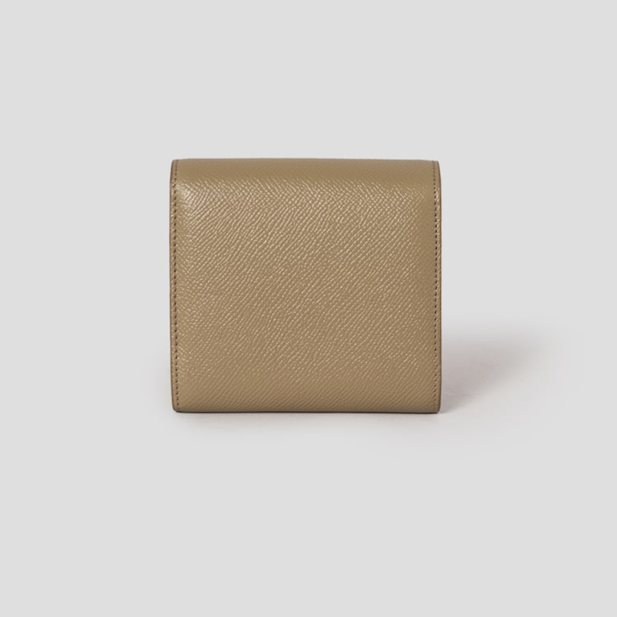 ami (Unisex) Paris Paris Compact Wallet – Havana