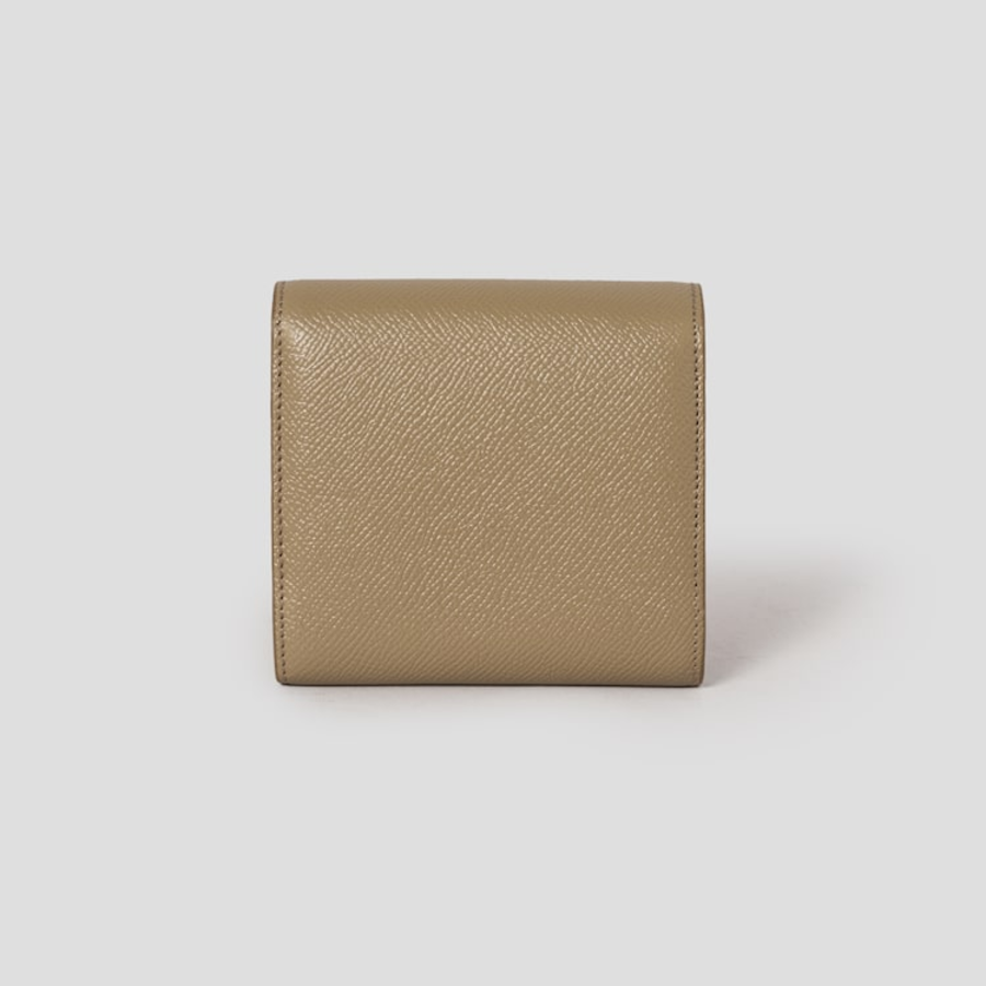 ami (Unisex) Paris Paris Compact Wallet – Havana