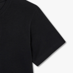 JAJU Men’s Soft Touch Cotton Crewneck Short Sleeve T-Shirt – Black