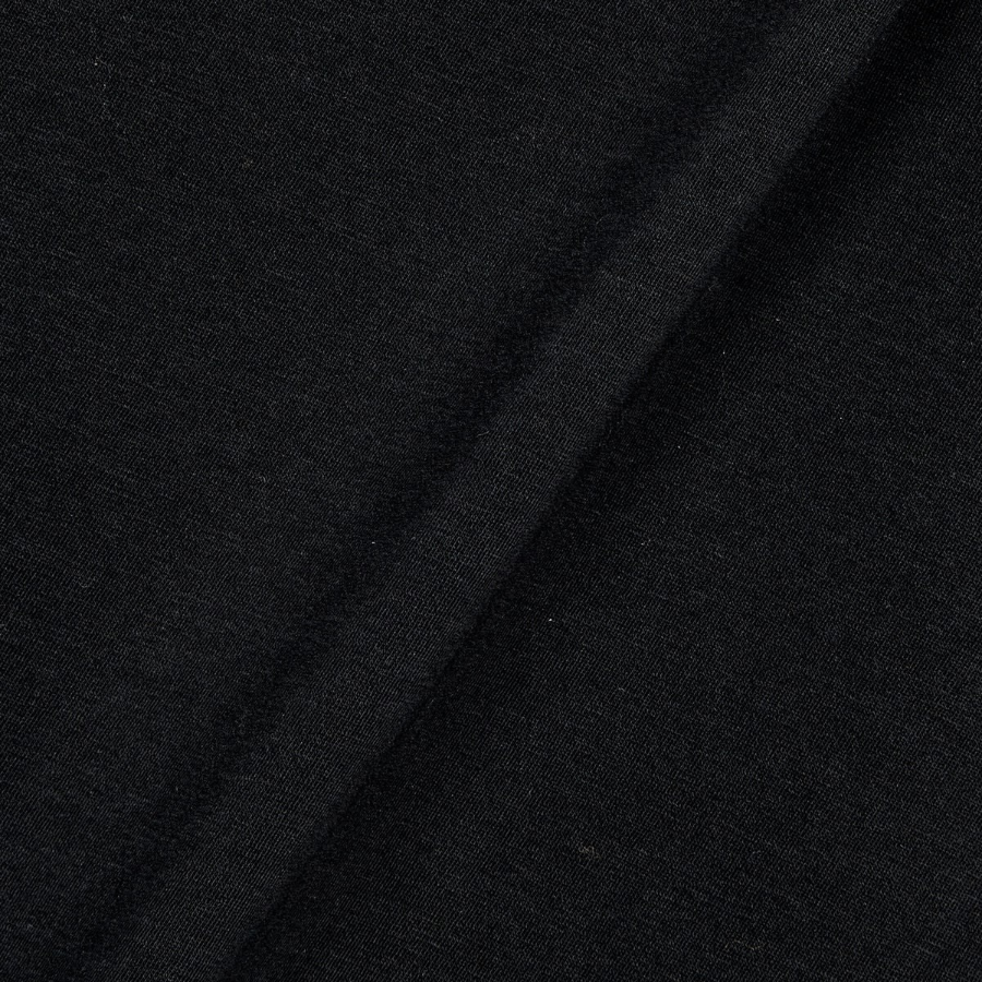 JAJU Men’s Soft Touch Cotton Crewneck Short Sleeve T-Shirt – Black