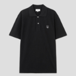 Maison Kitsune Men Bold Fox Head Patch Comfort Polo - Black