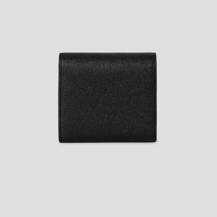 ami (Unisex) Paris Paris Compact Wallet – Black