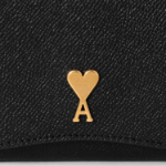 ami (Unisex) Paris Paris Compact Wallet – Black