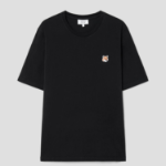 Maison Kitsune Men Fox Head Patch Regular Tee-Shirt - Black