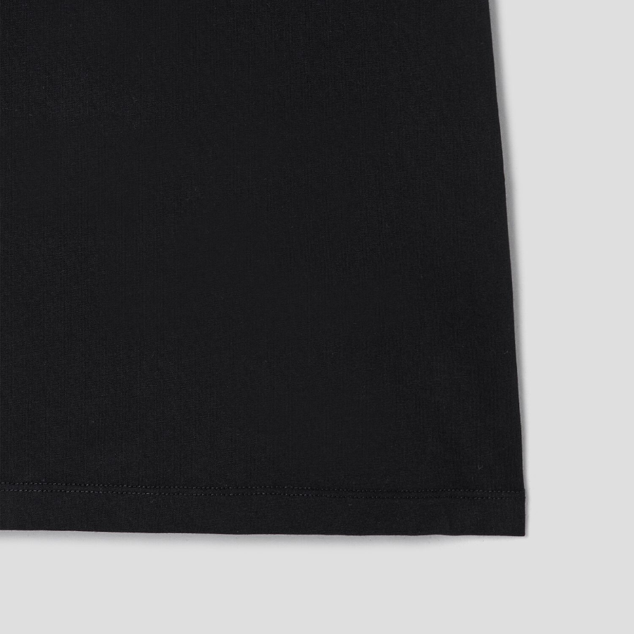 Maison Kitsune Men Fox Head Patch Regular Tee-Shirt - Black