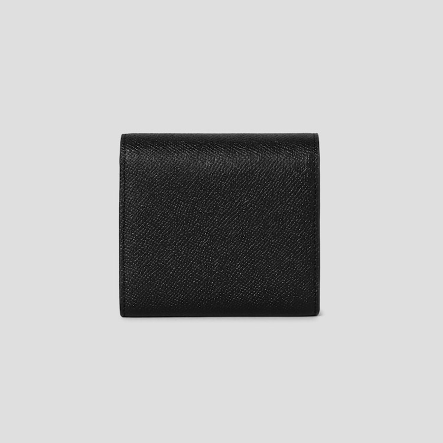 ami (Unisex) Paris Paris Compact Wallet – Black