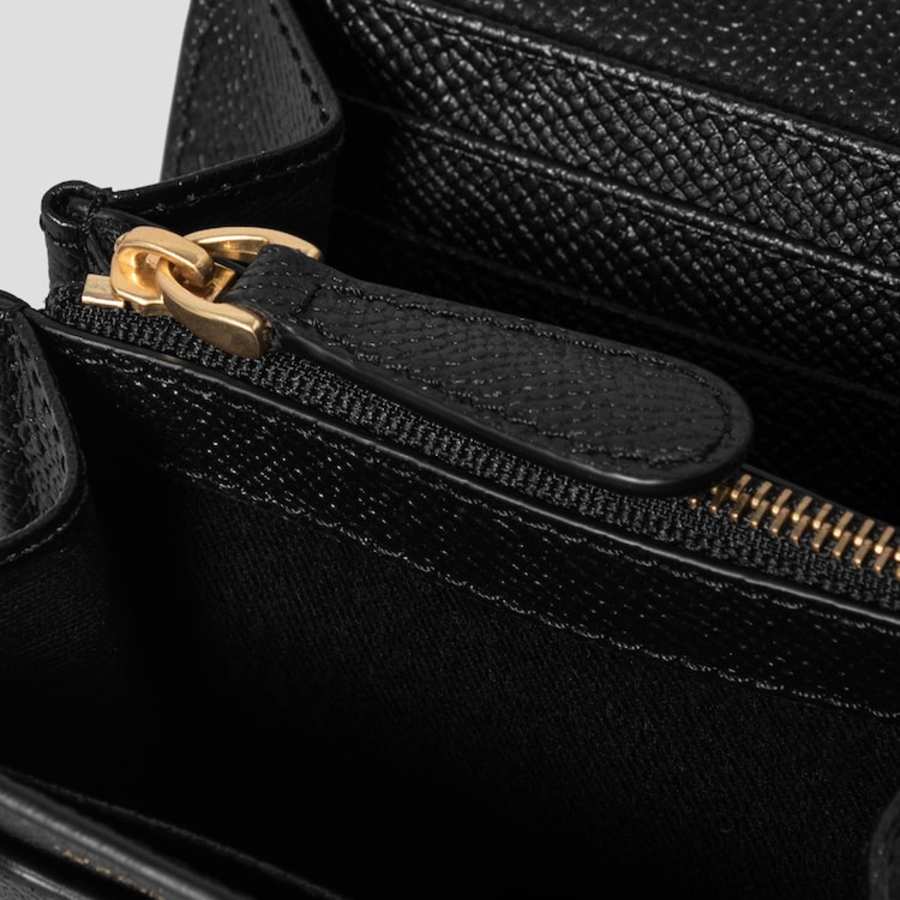 ami (Unisex) Paris Paris Compact Wallet – Black