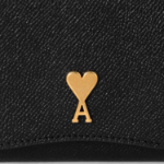 ami (Unisex) Paris Paris Compact Wallet – Black