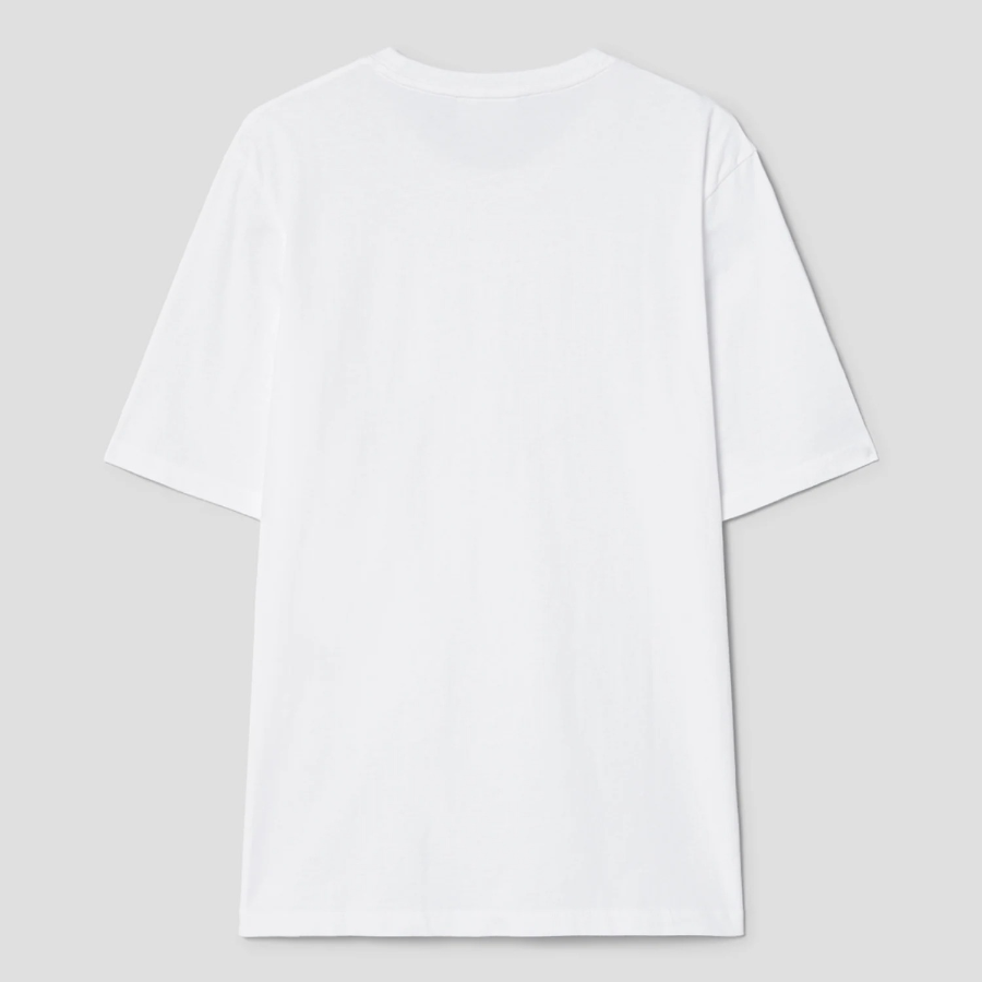 Maison Kitsune Men Fox Head Patch Regular Tee-Shirt - White