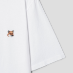 Maison Kitsune Men Fox Head Patch Regular Tee-Shirt - White
