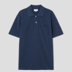 Maison Kitsune Men Bold Fox Head Patch Comfort Polo - Ink Blue