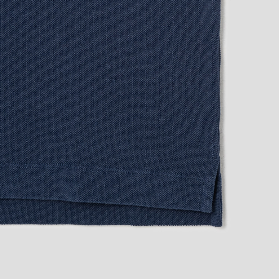 Maison Kitsune Men Bold Fox Head Patch Comfort Polo - Ink Blue