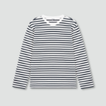 JAJU Men’s Smart Cotton Long Sleeve T-Shirt – Light Navy