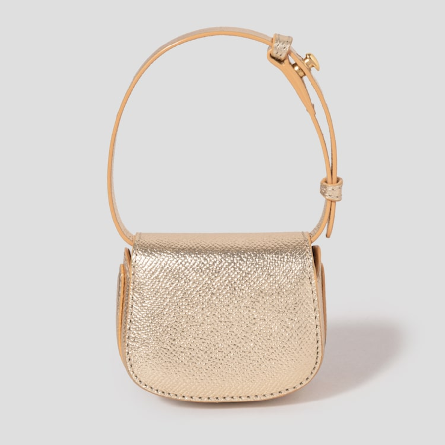 ami (Unisex) Paris Paris Nano Pouch – Gold