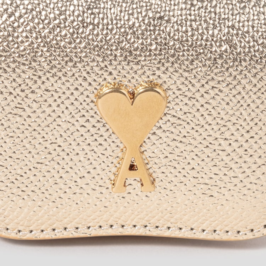 ami (Unisex) Paris Paris Nano Pouch – Gold