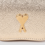 ami (Unisex) Paris Paris Nano Pouch – Gold