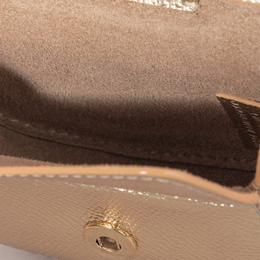 ami (Unisex) Paris Paris Nano Pouch – Gold