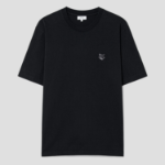Maison Kitsune Men Bold Fox Head Patch Comfort Tee Shirt - Black