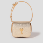 ami (Unisex) Paris Paris Nano Pouch – Gold
