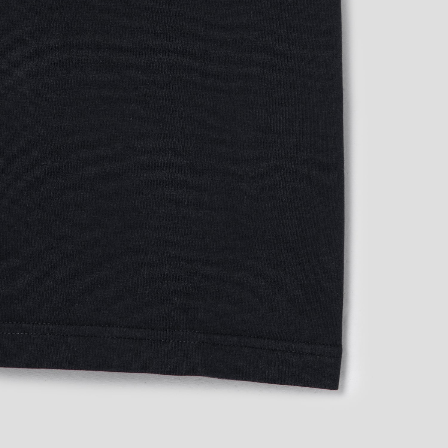 Maison Kitsune Men Bold Fox Head Patch Comfort Tee Shirt - Black