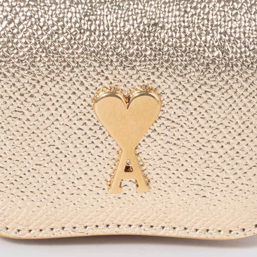 ami (Unisex) Paris Paris Nano Pouch – Gold