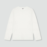 JAJU Men’s Smart Cotton Long Sleeve T-Shirt – White