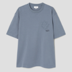 Maison Kitsune Men Crafted Daisy Oversize Tee-Shirt - Zinc Grey