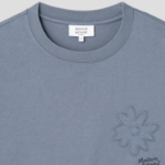 Maison Kitsune Men Crafted Daisy Oversize Tee-Shirt - Zinc Grey