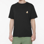 Maison Kitsune Men Speedy Fox Patch Comfort Tee-Shirt - Black