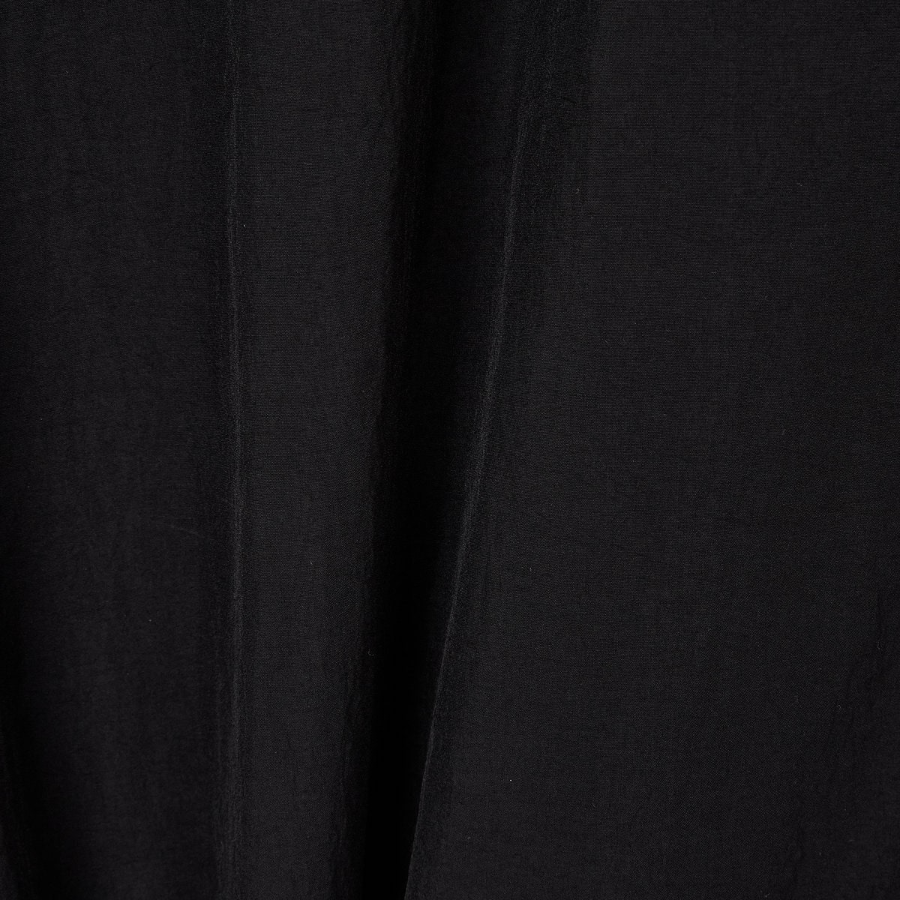 JAJU Men’s Textured Loose Fit Short Sleeve Shirt – Black