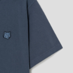 Maison Kitsune [EXCLUSIVE] Men Bold Fox Head Patch Comfort Tee Shirt - Slate Grey