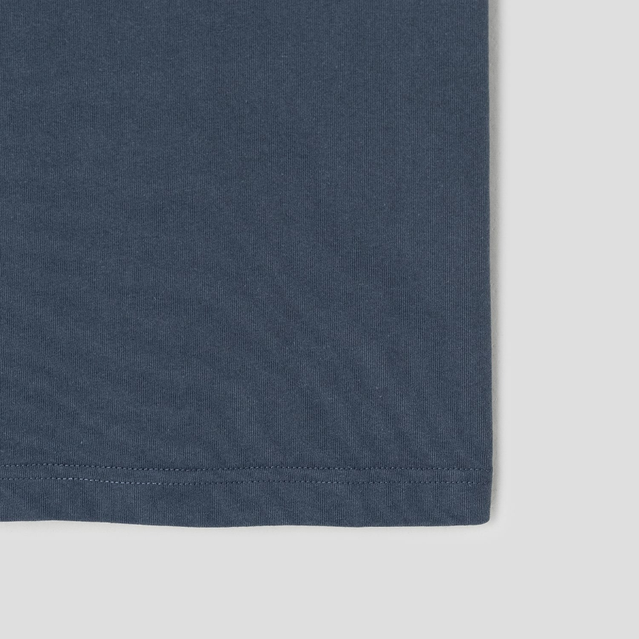 Maison Kitsune [EXCLUSIVE] Men Bold Fox Head Patch Comfort Tee Shirt - Slate Grey