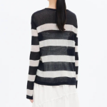 8 seconds Textured Long Sleeve Pullover — Beige