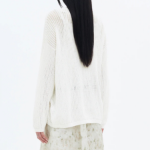 8 seconds Printed Knit Pullover — Ivory