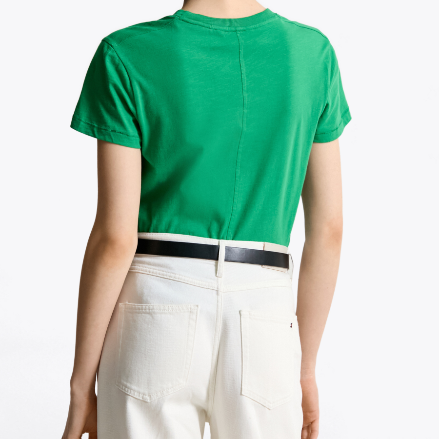 TOMMY HILFIGER [Official Headquarters] Slim Slub T-shirt