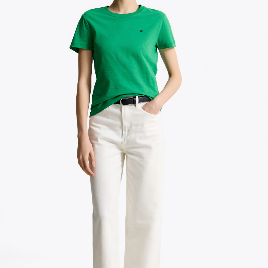 TOMMY HILFIGER [Official Headquarters] Slim Slub T-shirt