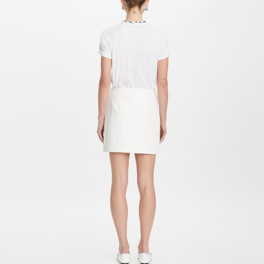 TORY BURCH Lucky Duck Cotton T-Shirt – White