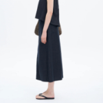 8 seconds Denim Long Skirt — Navy