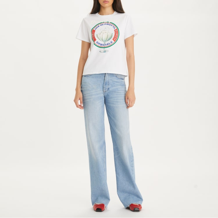 TORY BURCH Dessert T-Shirt – White