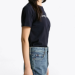 TOMMY HILFIGER [Official Headquarters] Crew Neck Embroidered Logo T-shirt