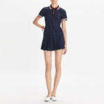 TORY BURCH Terry Jacquard Polo – Tory Navy