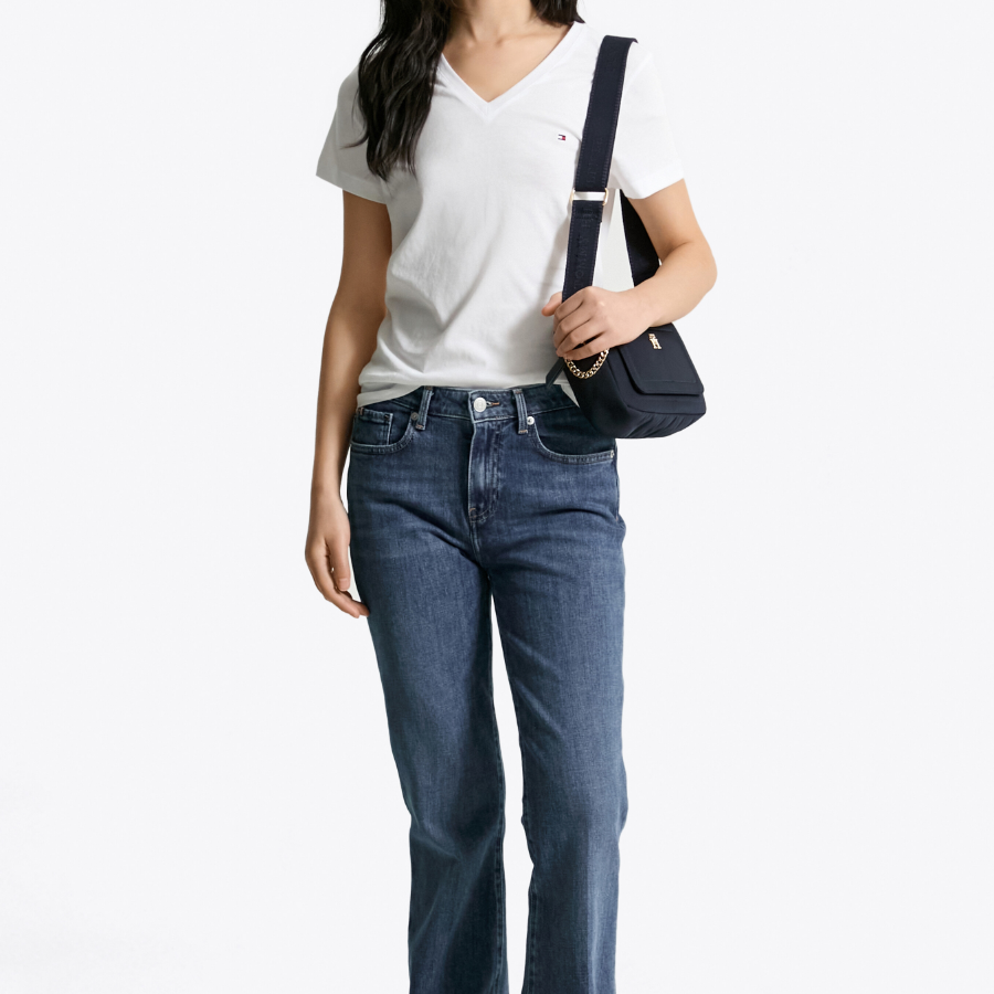 TOMMY HILFIGER [Official Headquarters] Heritage V-Neck T-shirt