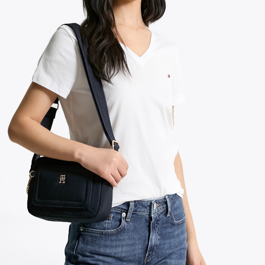 TOMMY HILFIGER [Official Headquarters] Heritage V-Neck T-shirt