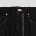 8 seconds Pleated Rayon Long Skirt — Black