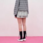 8 seconds Jersey Frill Skirt — Gray