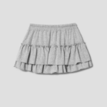8 seconds Jersey Frill Skirt — Gray